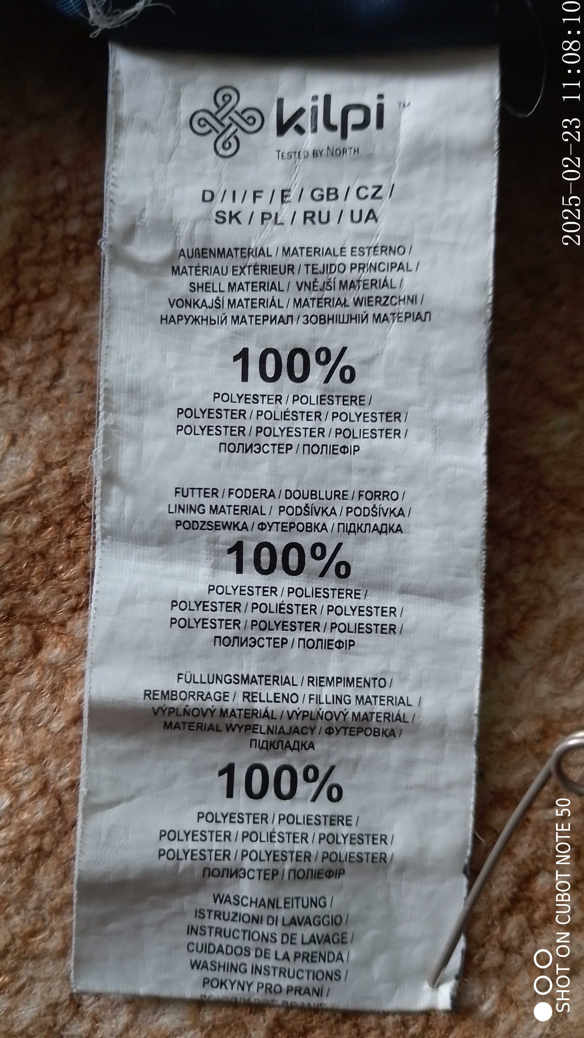 Kurtka Zimowa Kilpi Niebieska XS