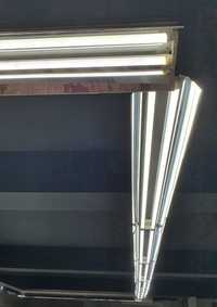 Calhas em ferro zincado para tetos ou pendurar iluminação