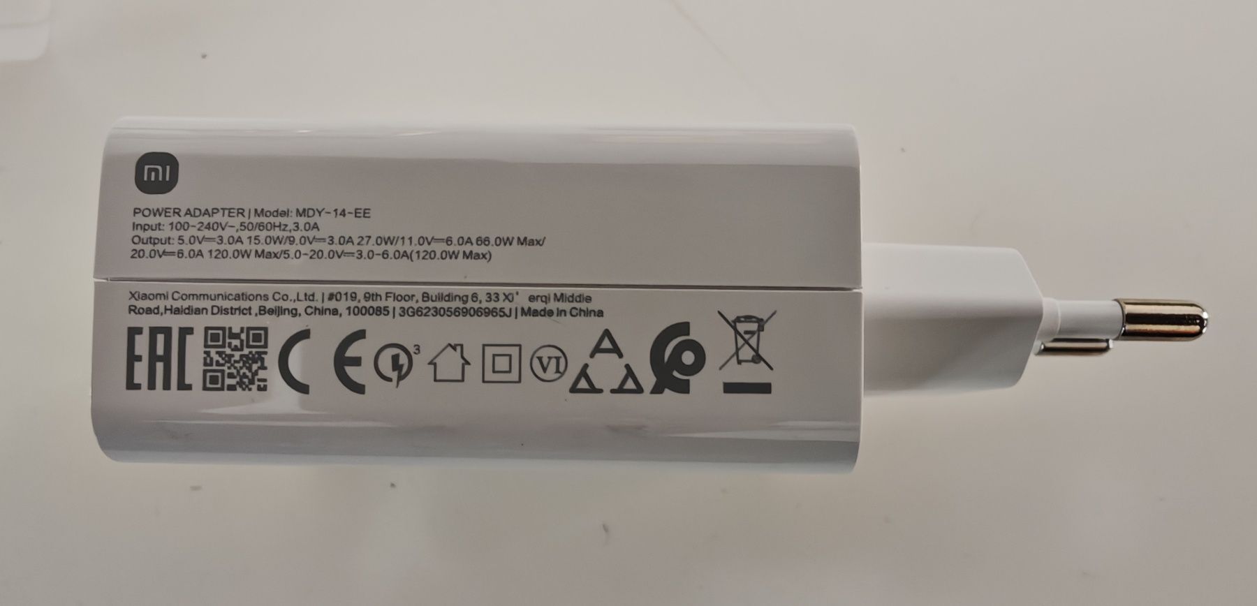 Carregadores Xiaomi 120W Originais