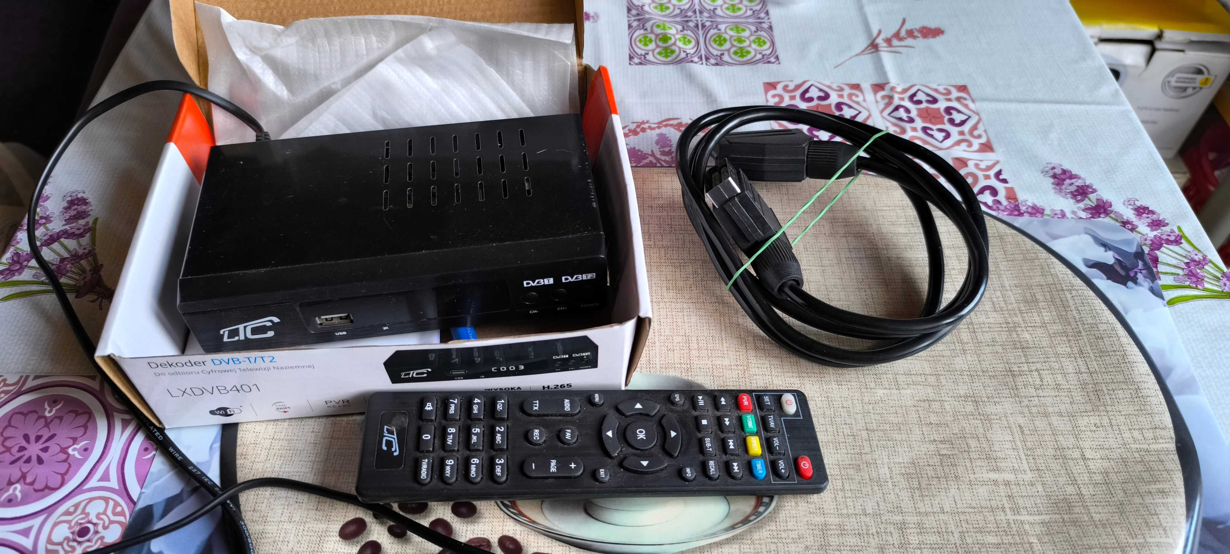 Dekoder DVB-T/T2 LXDVB401