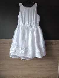 Sukienka 152 biała