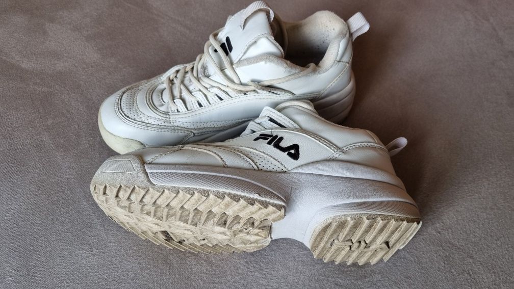 Białe buty Adidasy  Fila r 37