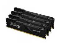 Memória RAM Kingston 32GB Fury Beast Black (4x 8GB) 3200Mhz DDR4 CL16