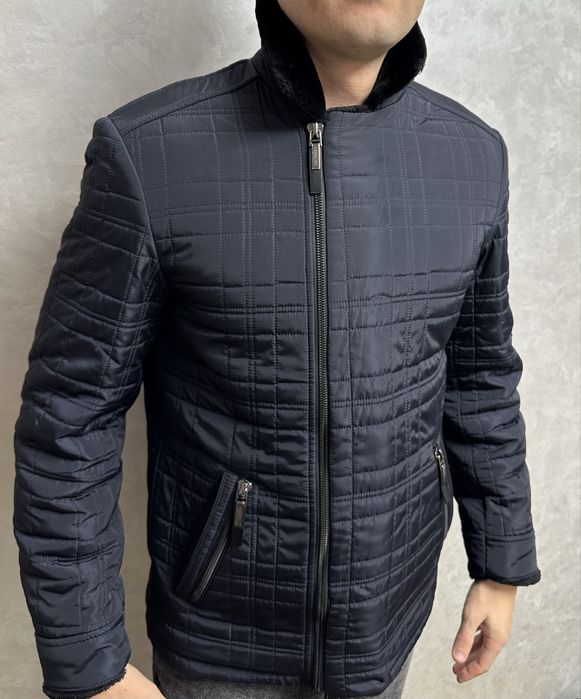 Нарядна зимова куртка чоловіча на зиму недорого ідеальний стан пуховик