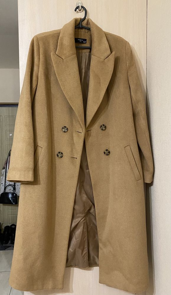 Шикарное пальто с содержанием шерсти (бренд: Reserved)