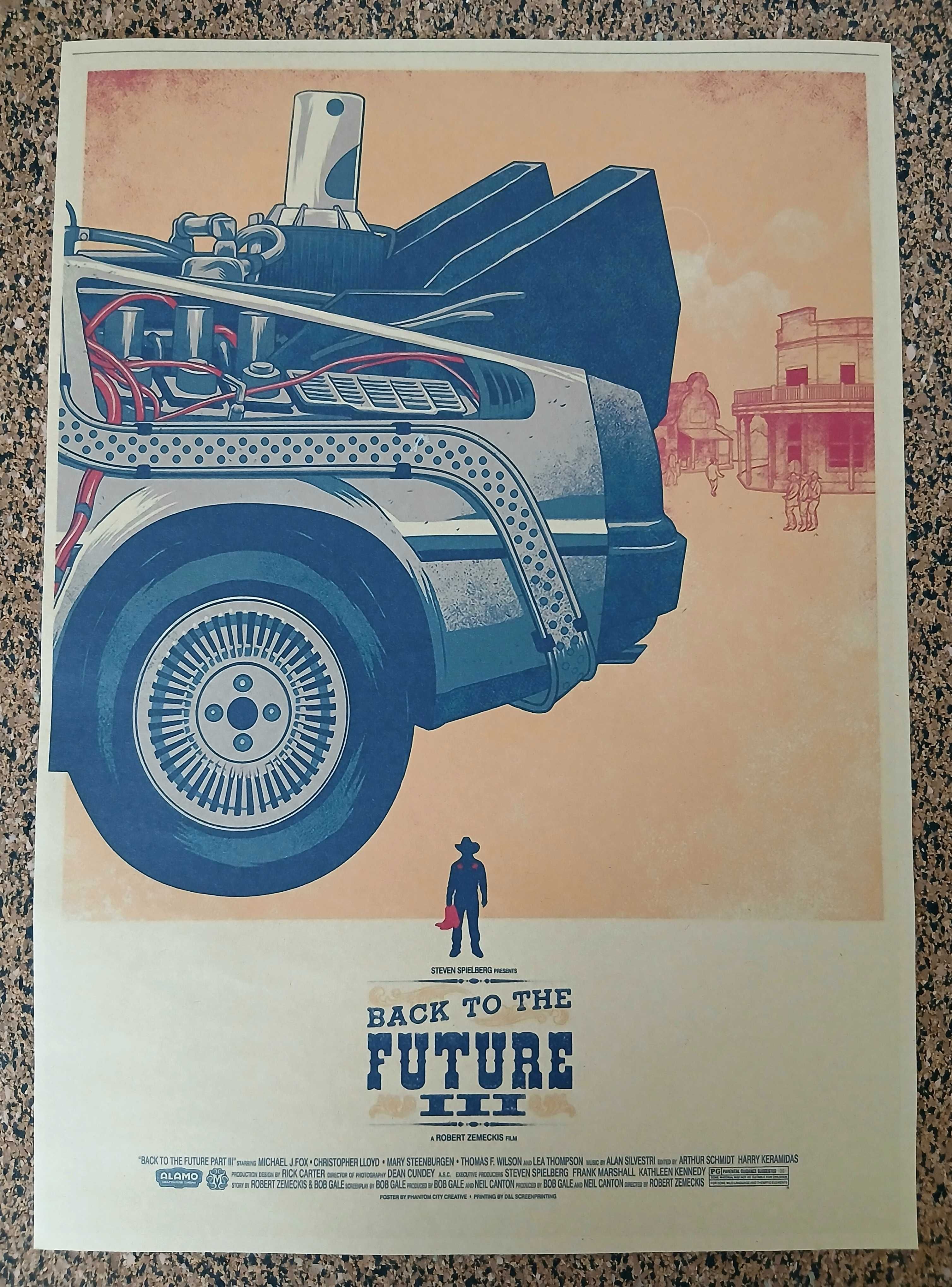 3 Posters - Back To The Future (papel kraft, Painel grande formato)