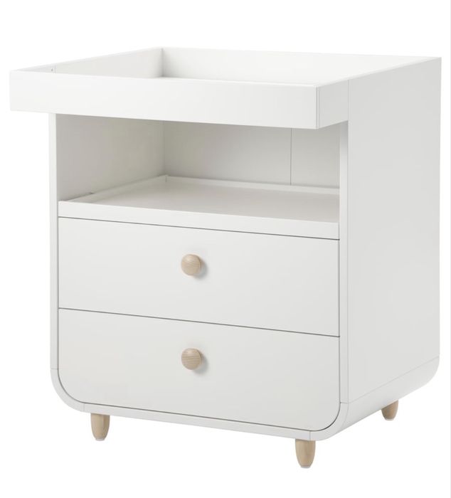 IKEA MYLLRA Łóżeczko 60x120 cm , przewijak, dodatkowo materac