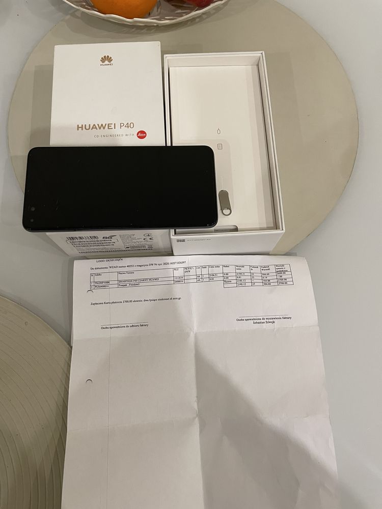 Huawei P40 pamięć RAM 8 ROM 128