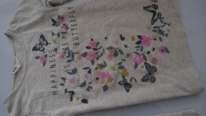 NOWA H&M bluzeczka r. 122/128, 6/8 lat FLOWER