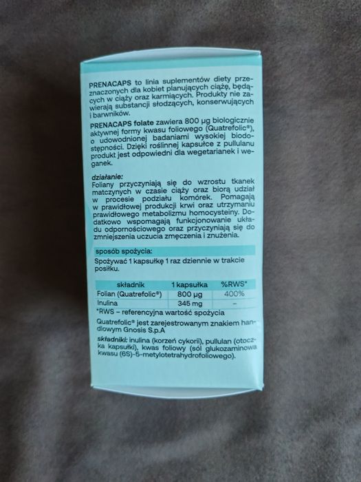 Formeds Prenacaps Folate 60Kaps.- 2 opakowania