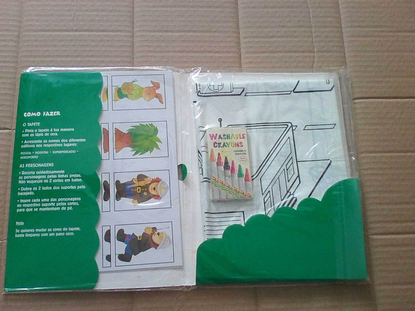 Tapete-cidade para colorir