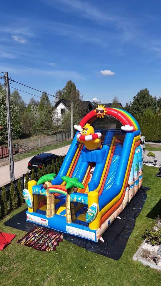 Dmuchaniec dmuchana zjeżdżalnia