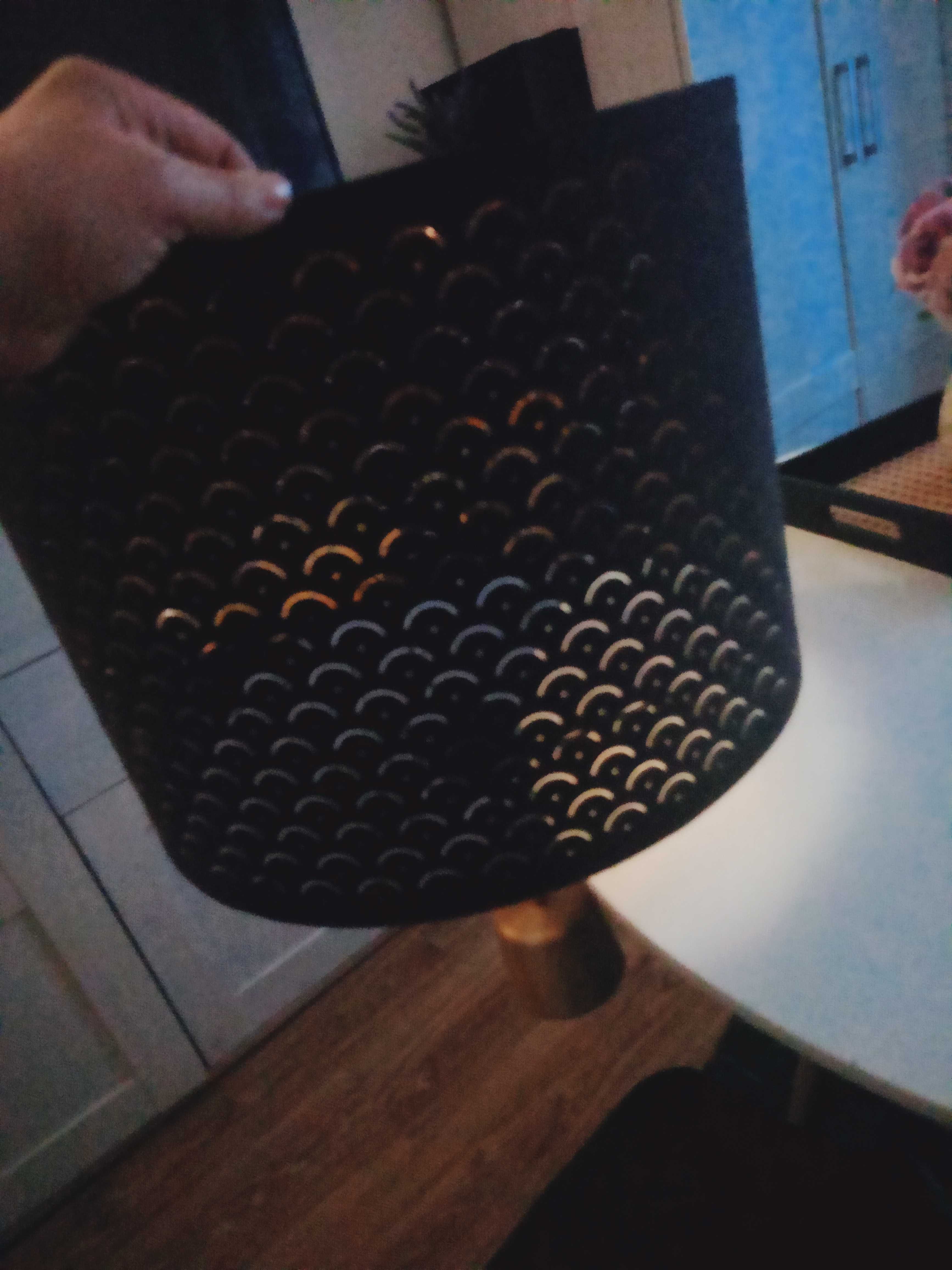 Lampa NYMO duża czarno zlota