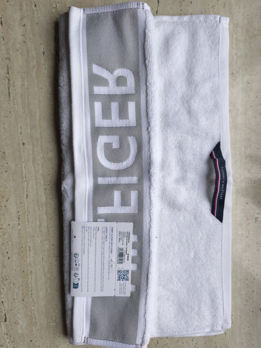 Ręczniki Tommy Hilfiger 3szt białe 50/100 100% cotton