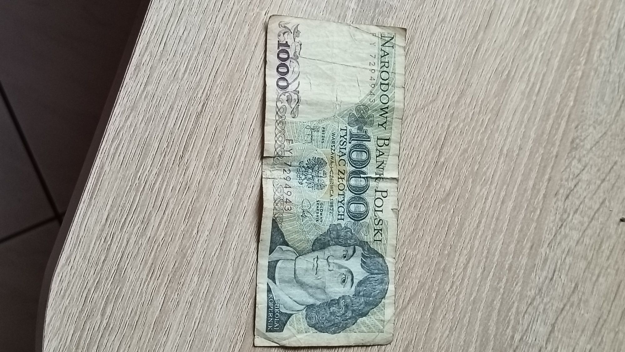 Banknot 1000 zł   .