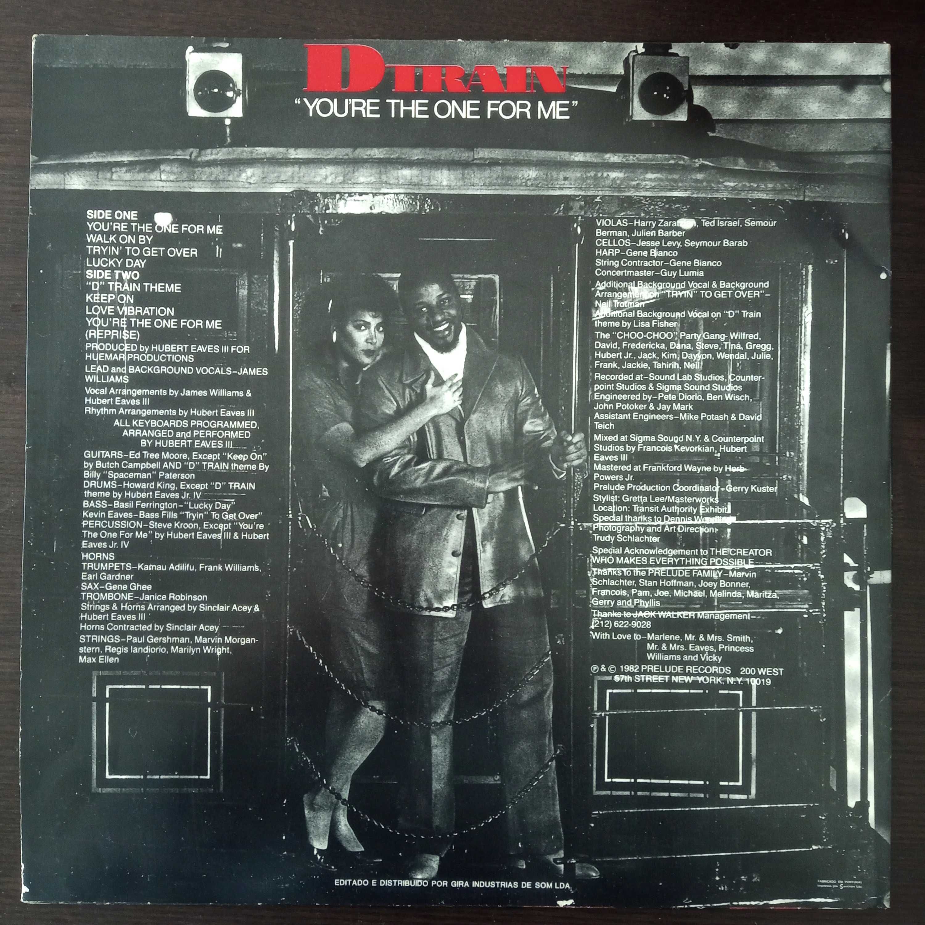 Disco de vinil de D-Train - You're The One For Me