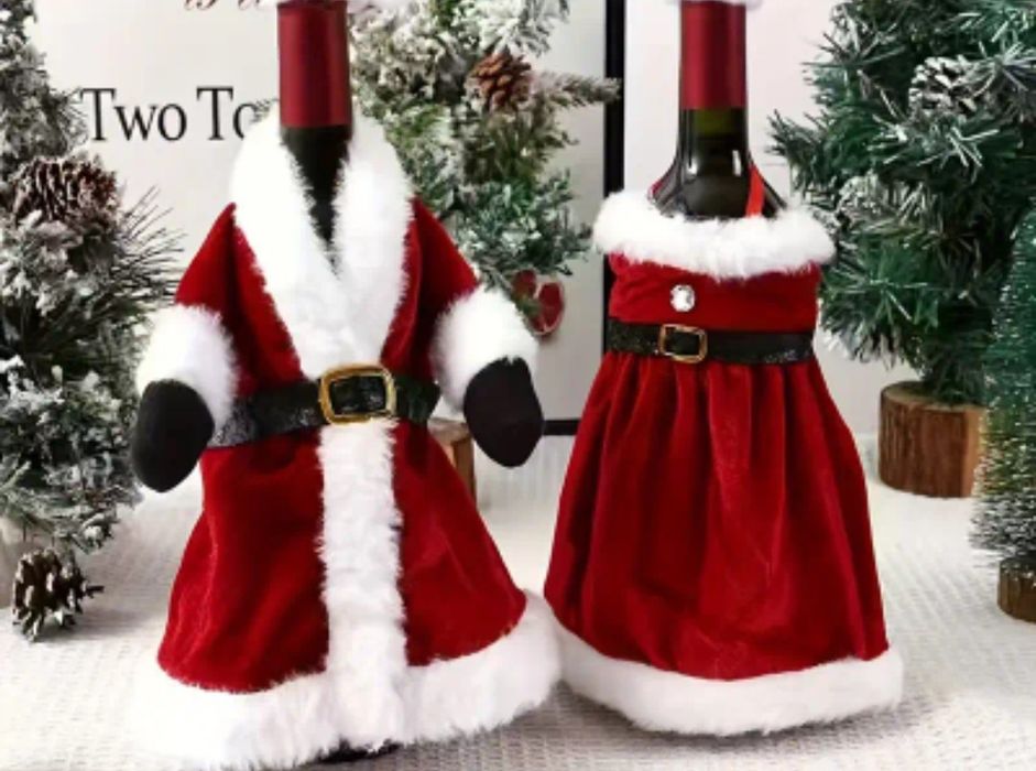 Nowy komplet świąteczny na butelki