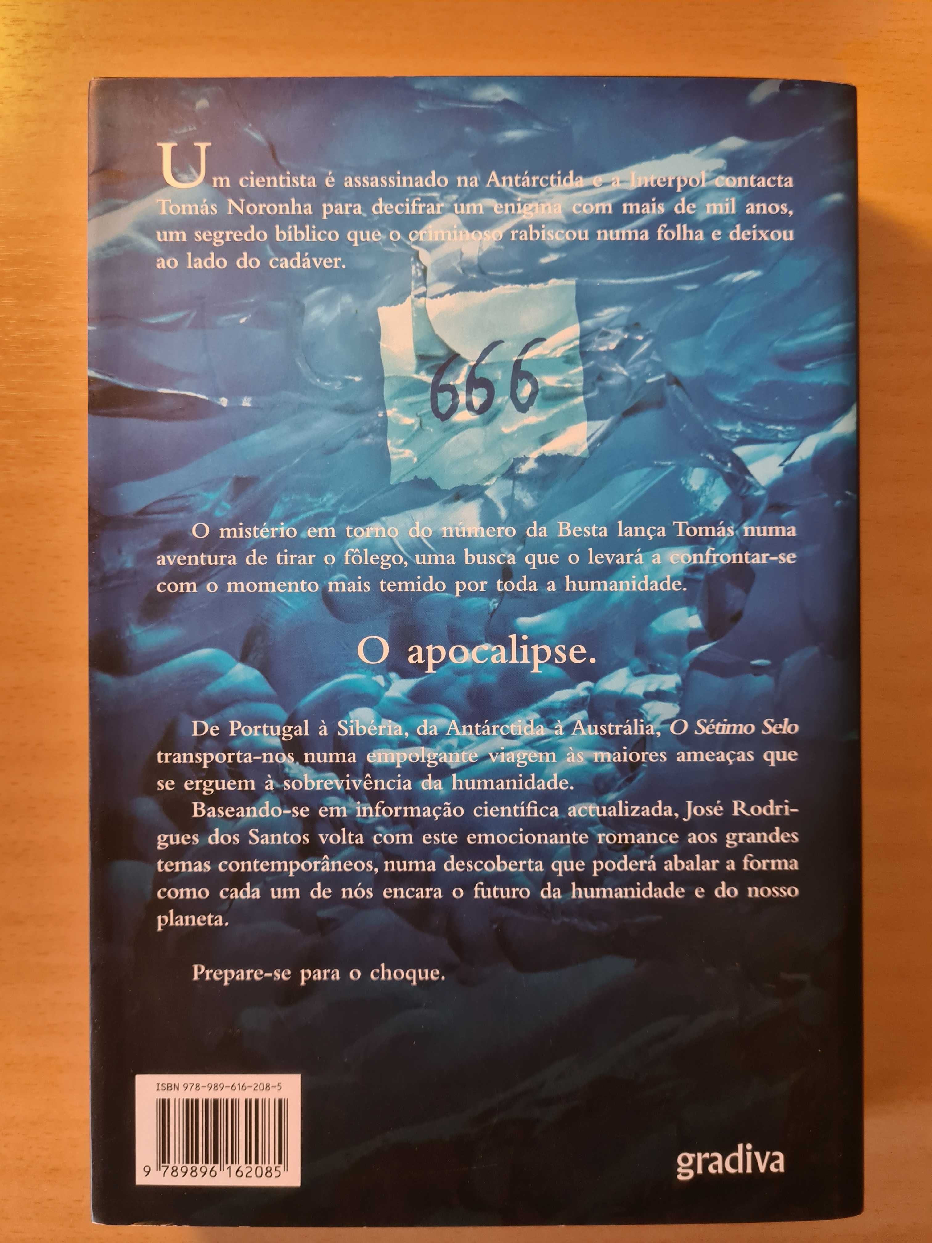 Livro "O Sétimo Selo" de José Rodrigues dos Santos