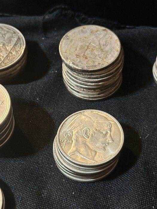 Srebrna Moneta 50 Franków Belgijskich (1946 - 1954) - w cenie kruszcu