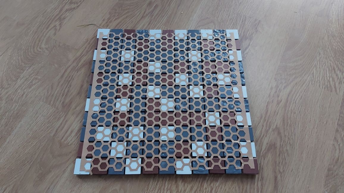 Mozaika szklana 30x30 brązowa, 4,4m2