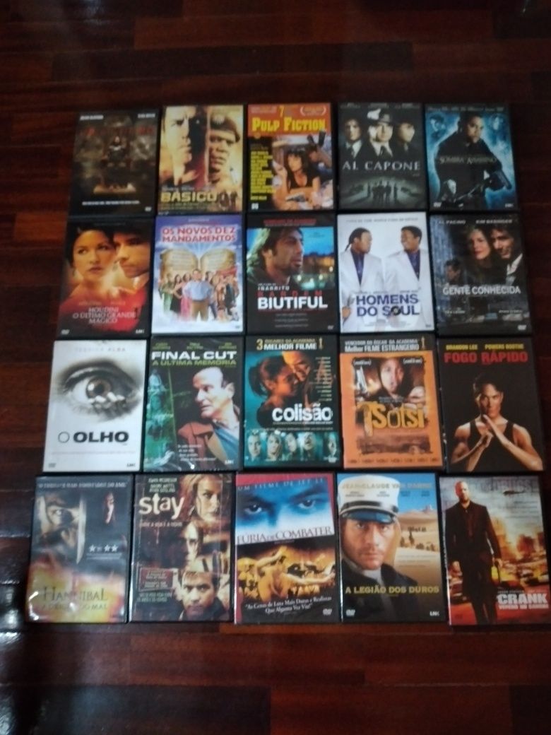 DVD's de filmes variados