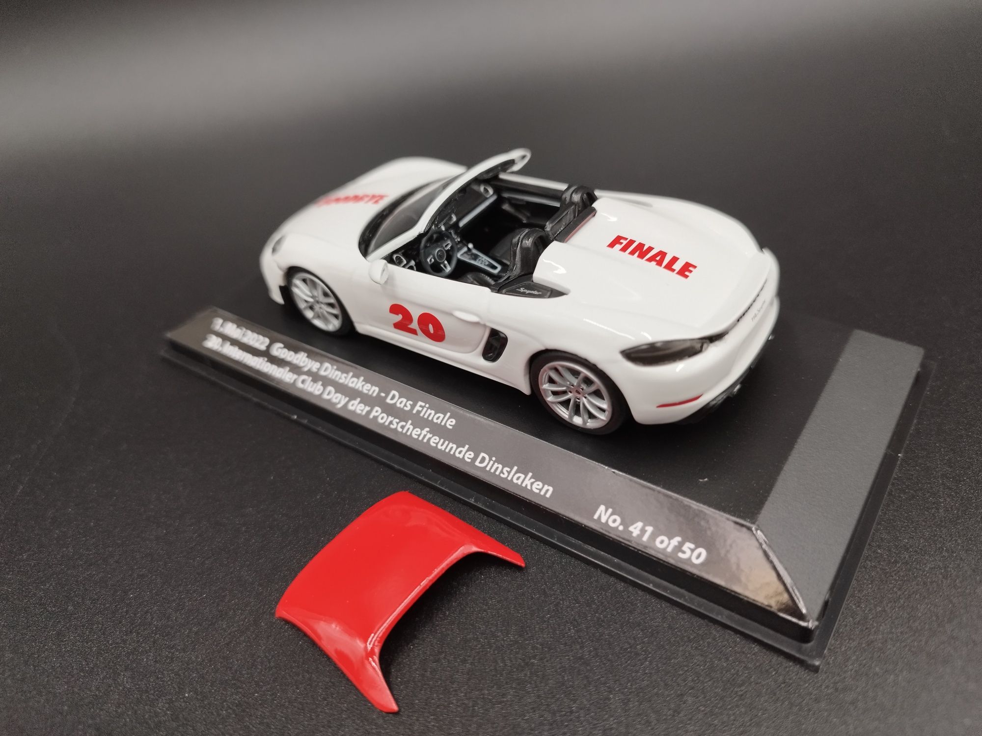 1:43 Minichamps Porsche Boxter 982 Spider model limit 41/50