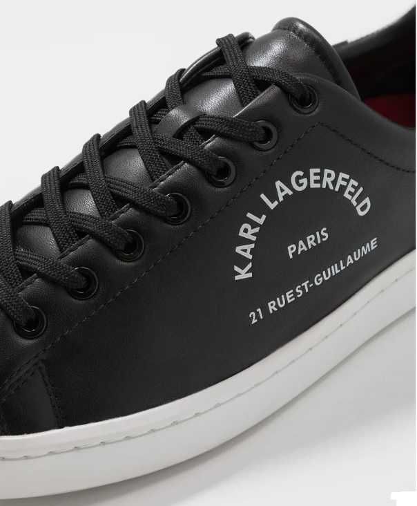 KARL LAGERFELD KOURT MAISON LACE - Sneakersy niskie-czarny rozmiar 46