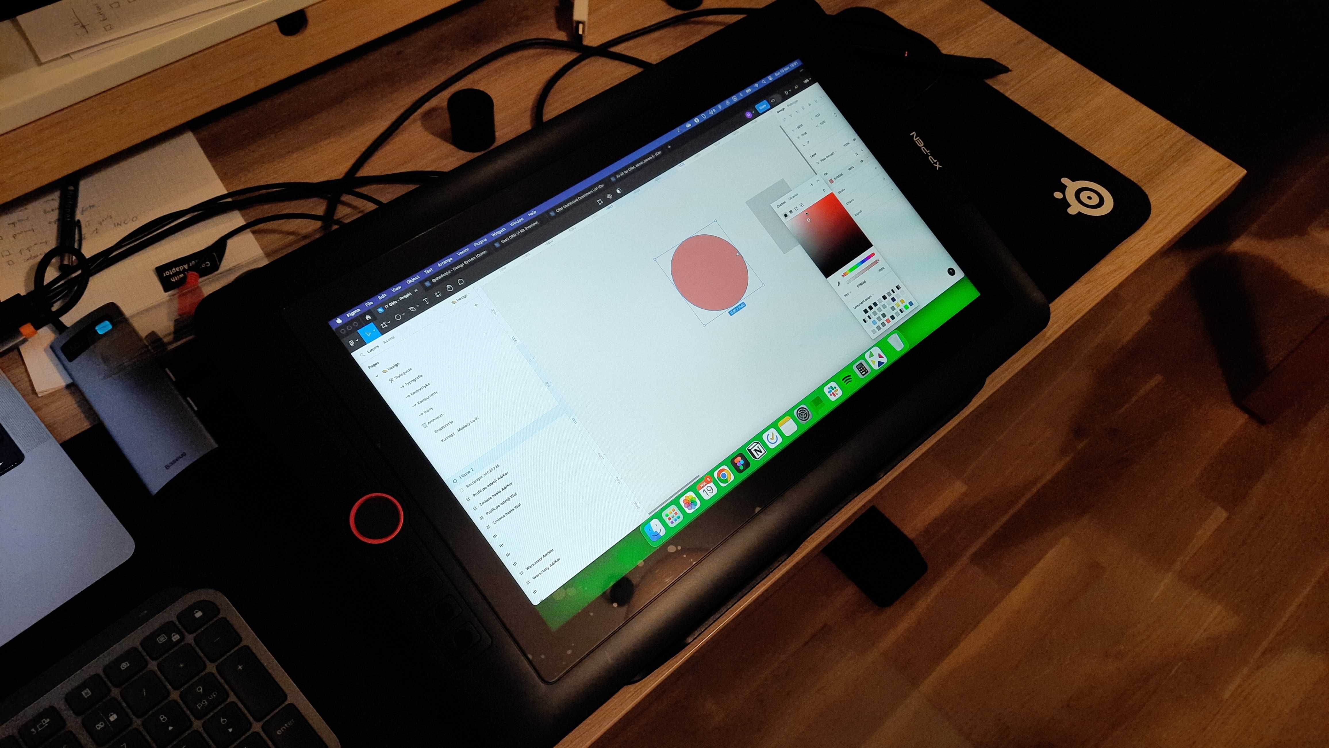 Tablet graficzny XP-PEN Artist 15.6 Pro (folia na ekranie) + pokrowiec