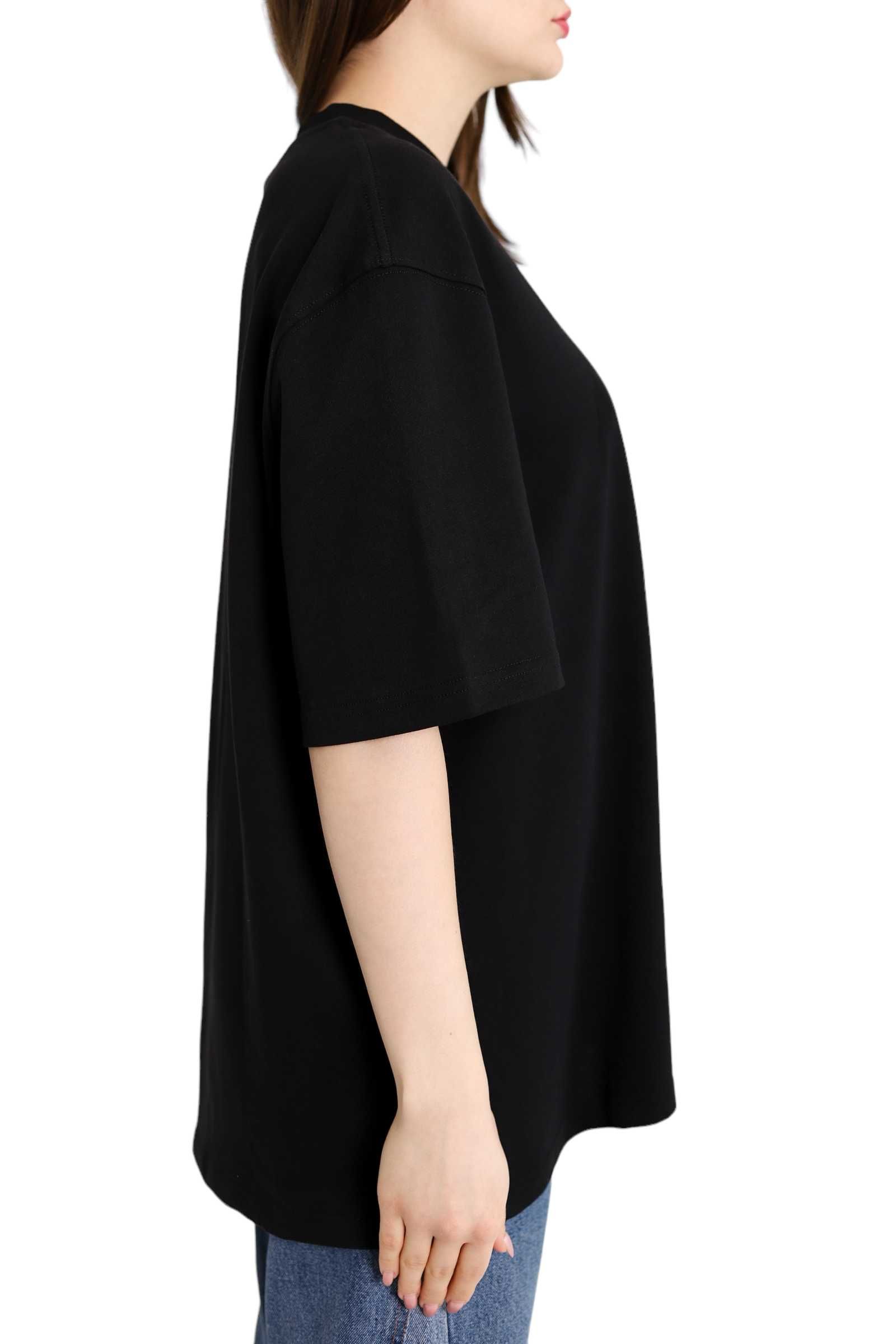 Футболка AMI Paris Exclusive Ami De Coeur T-Shirt Black