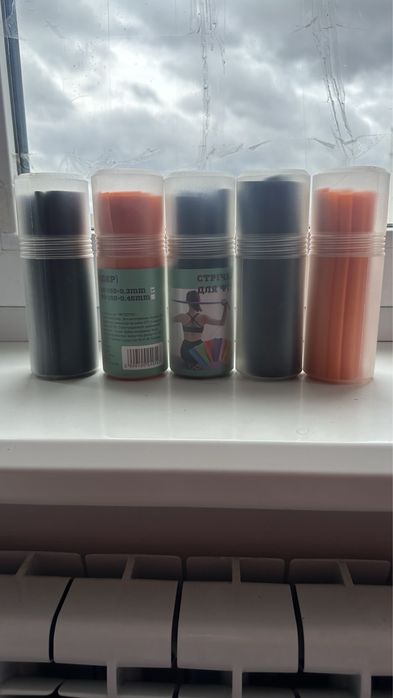 Резинка, гумка 4 штуки для розтяжки, фітнесу