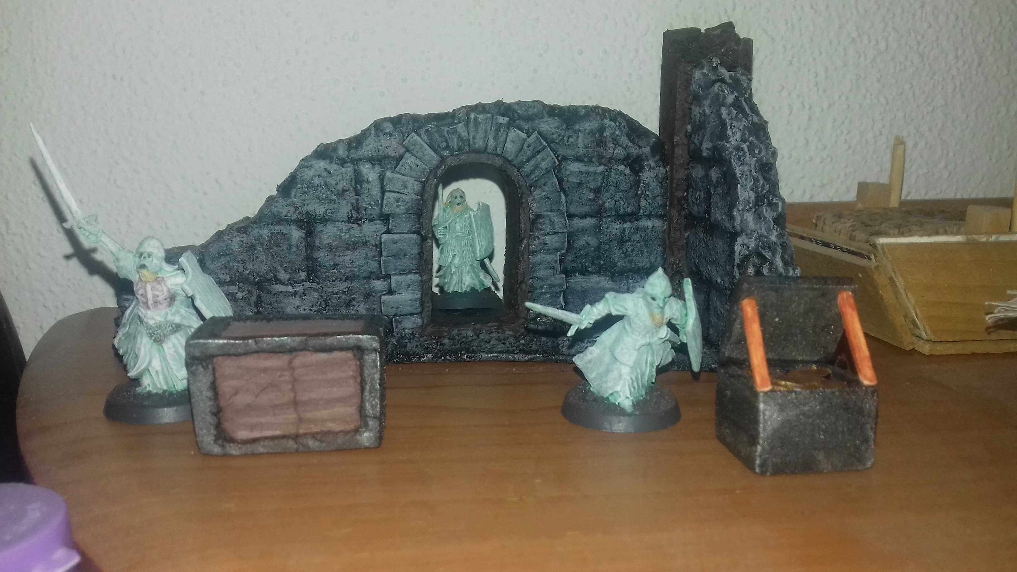 Cenografia para jogos de tabuleiro D&D e Games Workshop