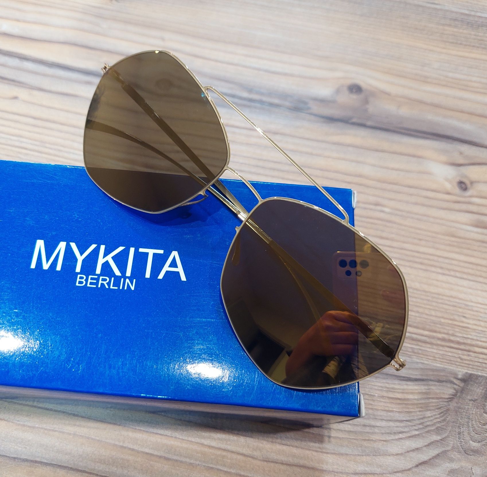 Сверхлегкие зеркальные  очки MMESSE012 от MYKITA+ Maison Marginella!