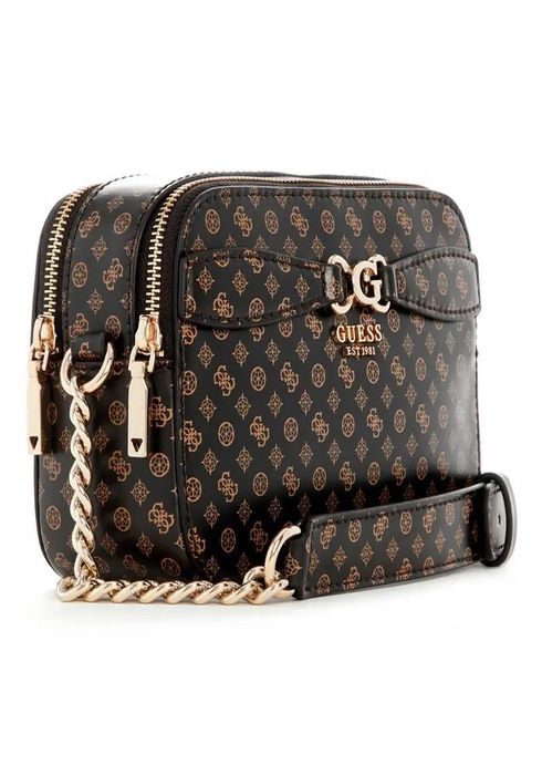 Guess Torebka Torba Arlena Logo Mocha Ps933614 Brązowa Logowana T550