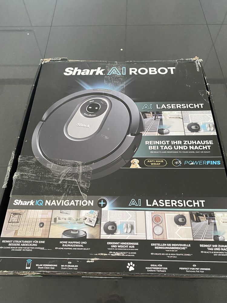 Robot sprzątający Shark RV2001EU srebrny/szary jak roomba irobot