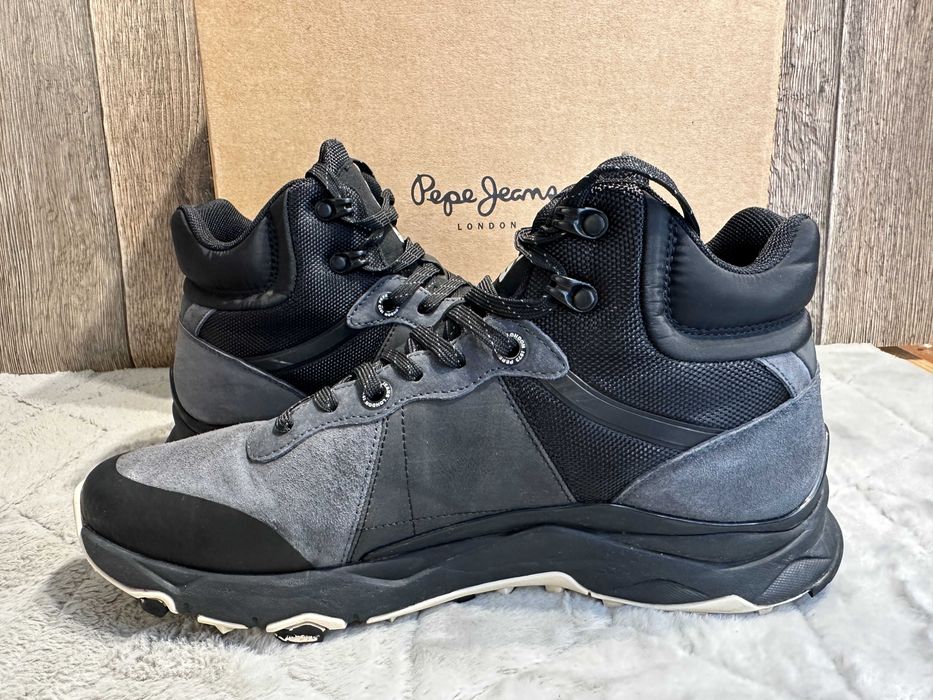 buty botki męskie skórzane pepe jeans james high 45