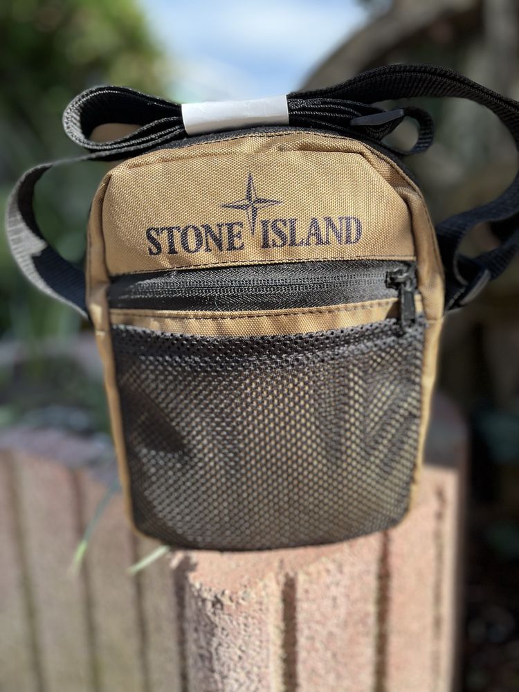 Сумка через плече Stone Island / Барсетка стон айленд /Мессенджер стон