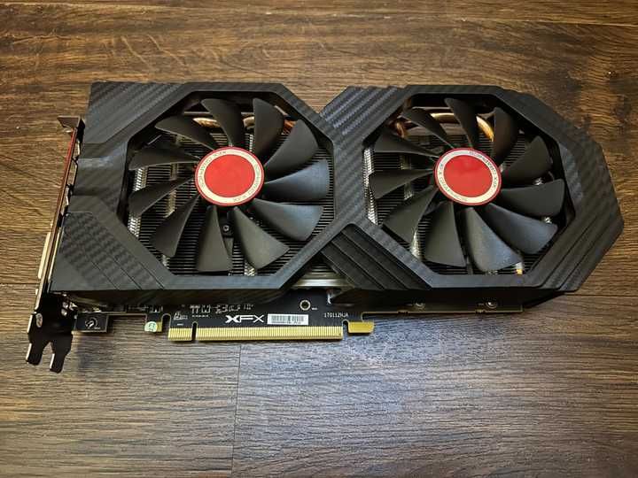 Видеокарта XFX Radeon RX 580 Gts Black Edition OS+ 8Gb