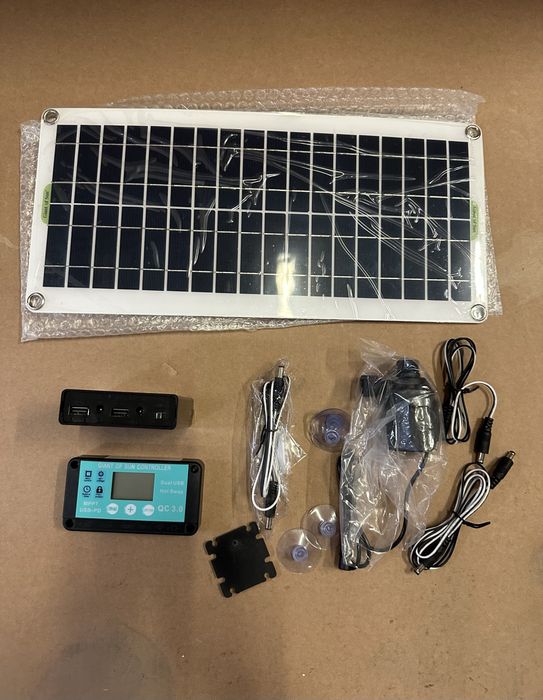 Panel słoneczny solarny forowoltaiczny z kontrolerem  30W