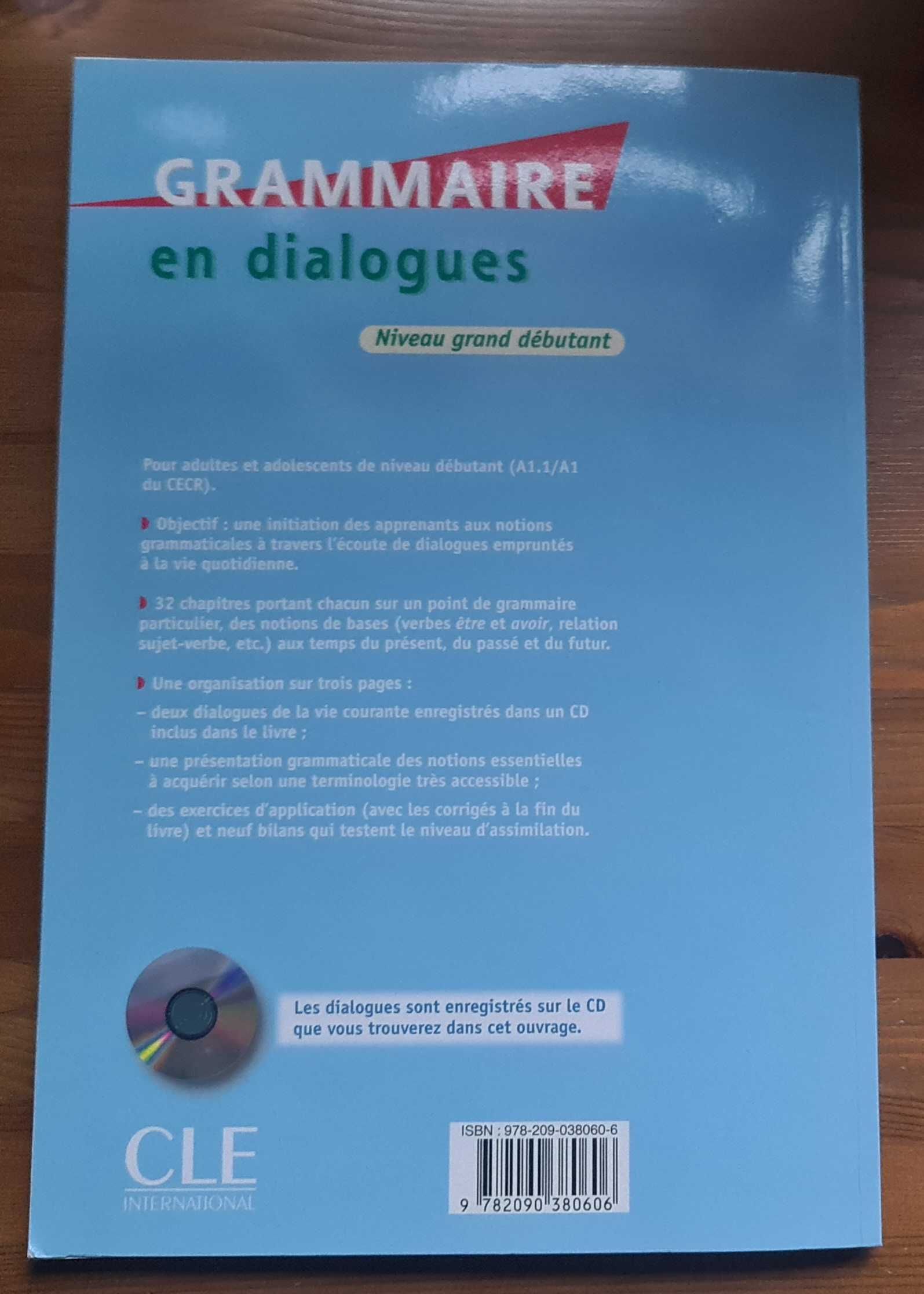 Grammaire en dialogues. Niveau debutant".
Język francuski + CD