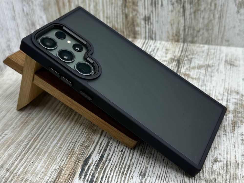 Чехол ударостойкий Matt Bezel на Samsung S24 Ultra/ S23 Ultra/ S24