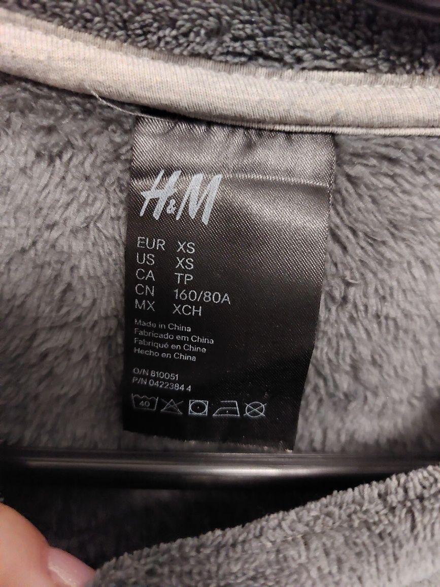 Ciepła bluza H&M XS 34 Szop