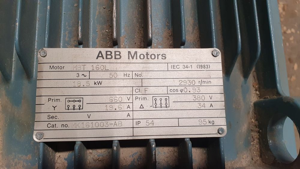 Silnik elektryczny ABB 18.5 kw 2900obr