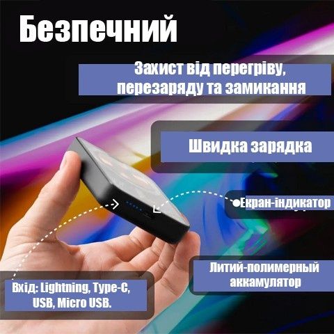 Повербанк Бездротовий MagSafe 10000mAh з бездротовою зарядкою