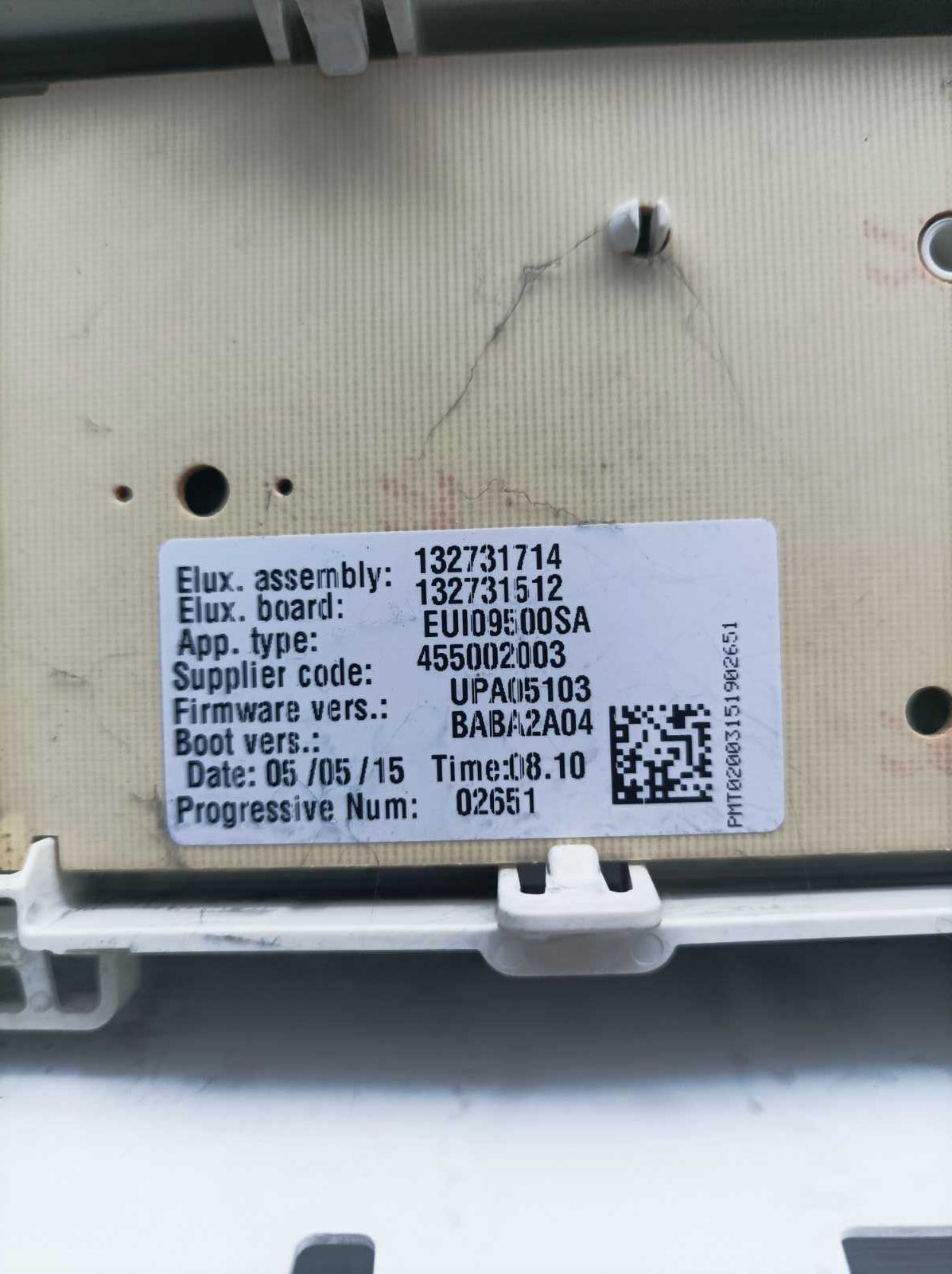 Модуль управління пралки Zanussi ZWSG6100V