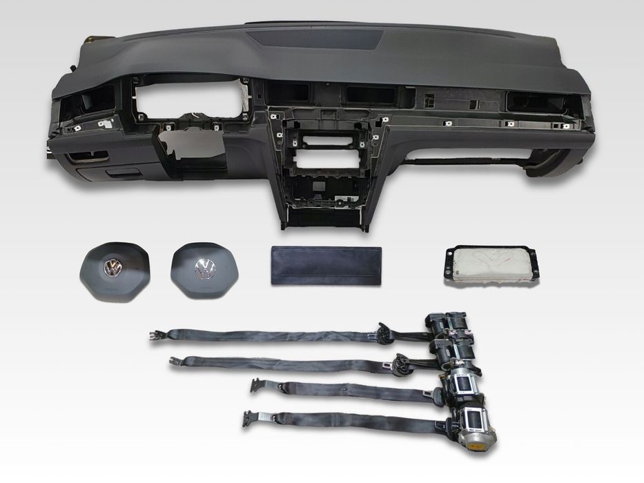 VW PASSAT B8 LIFT DESKA PASY PODUSZKI KOMPLET AIRBAG