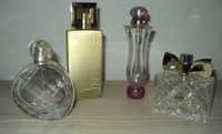 Buteleczki po perfumach Versace, Elizabeth Arden i Avon