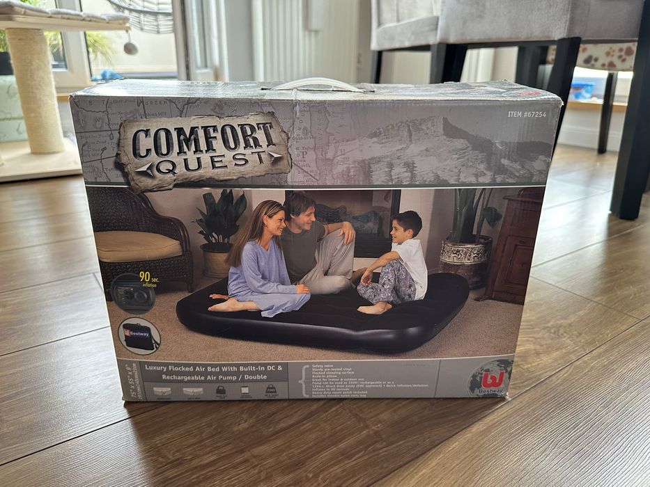 Materac dmuchany 191x140x23 cm