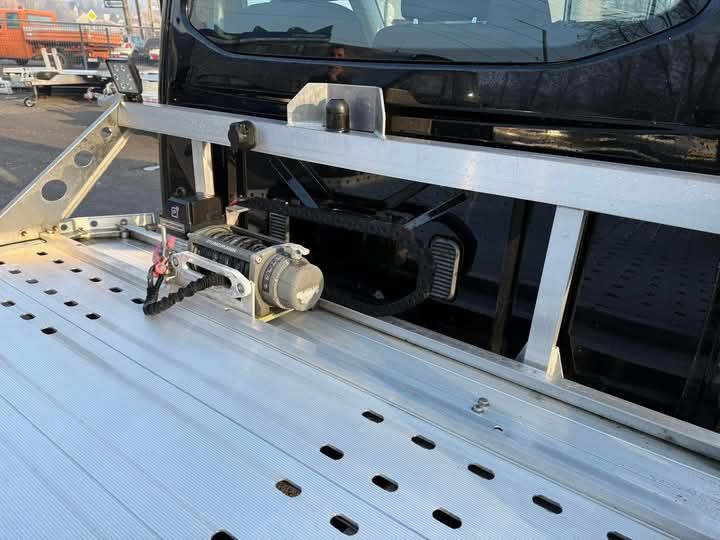 Pałąk niski aluminiowy autolaweta kula haka oswietlenie led 209cm