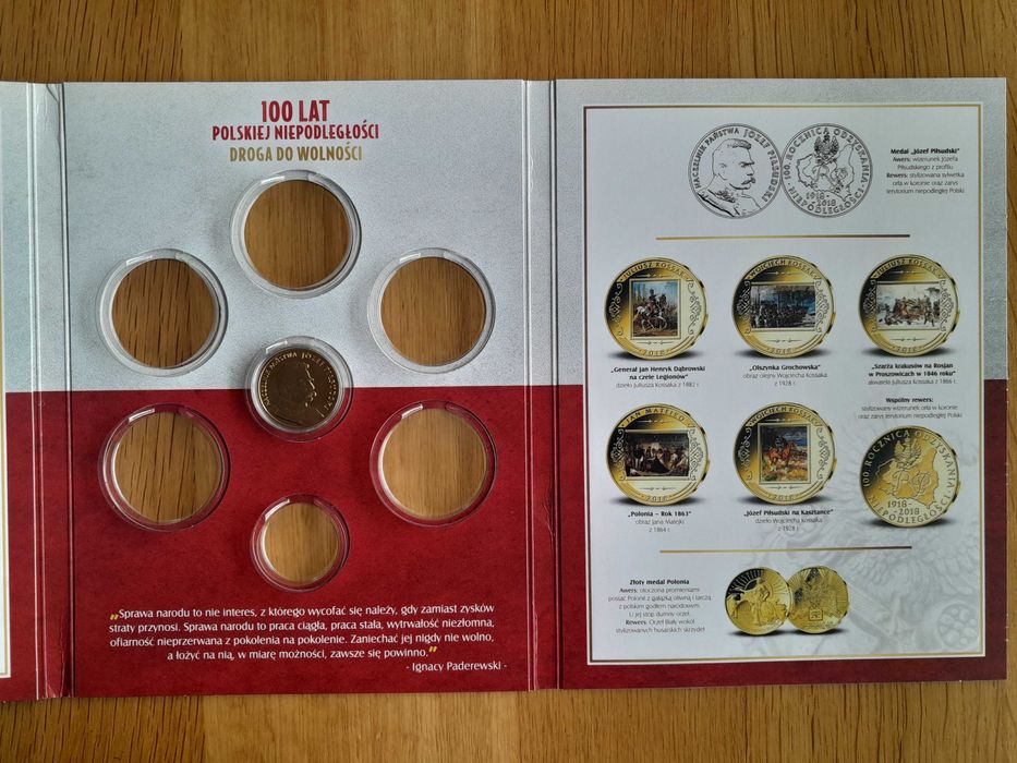 Medal "Józef Piłsudski" 100. Rocznica Odzyskania Niepodległości.