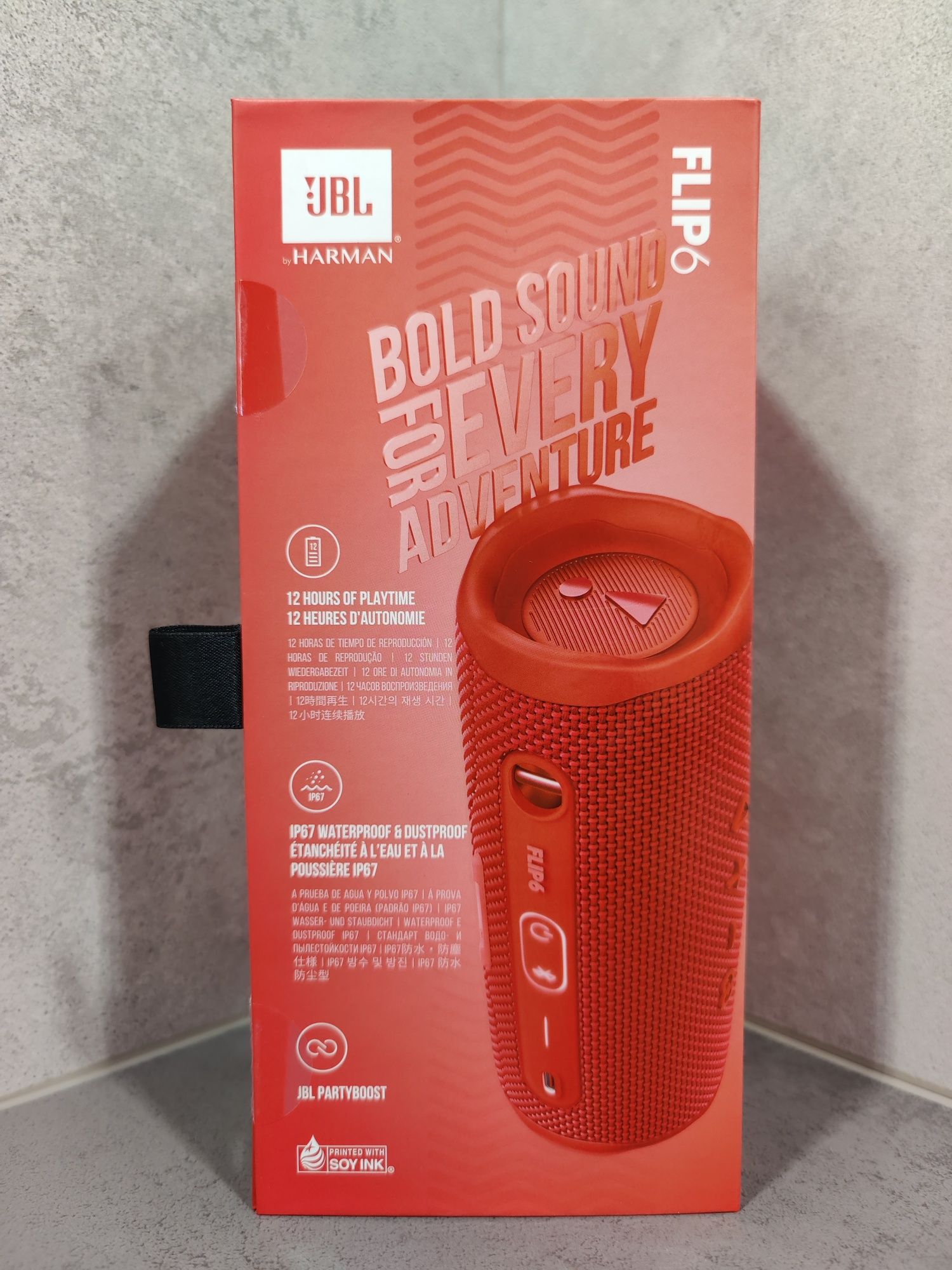 Głośnik JBL Flip 6 czerwony